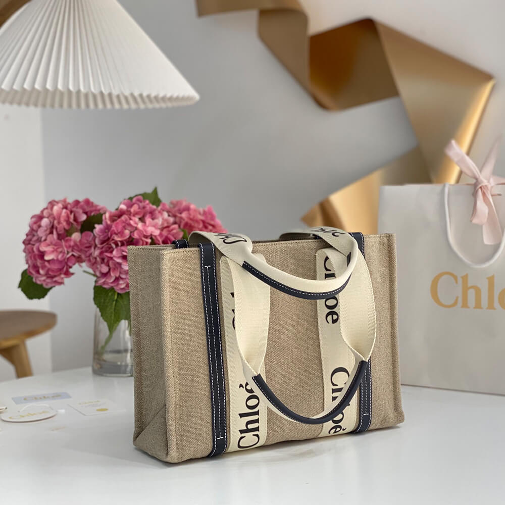 Ch10e woody tote bag in linen