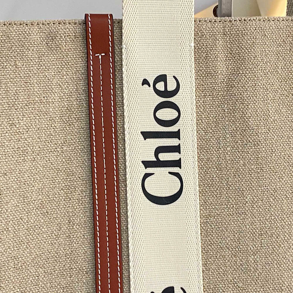 Ch10e large woody tote bag in linen