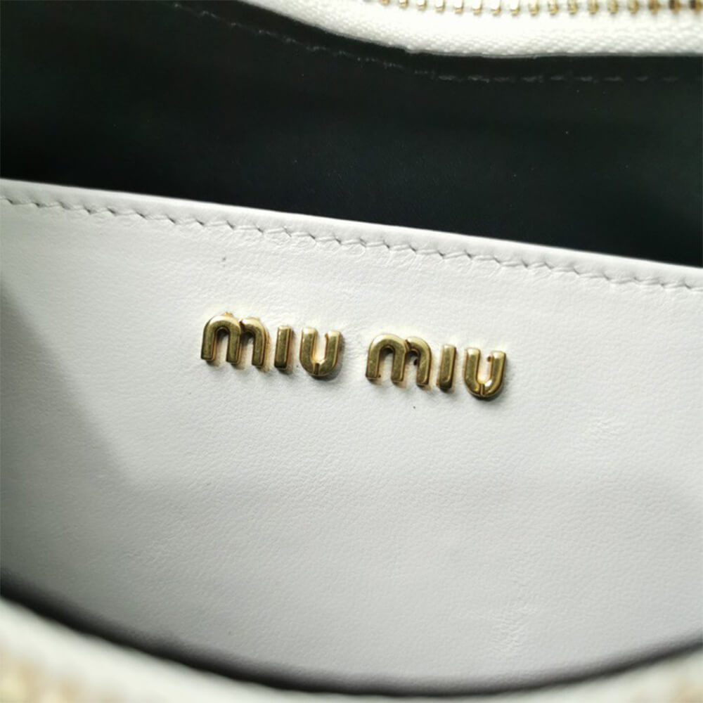 M1um1u Matelasse nappa leather shoulder bag