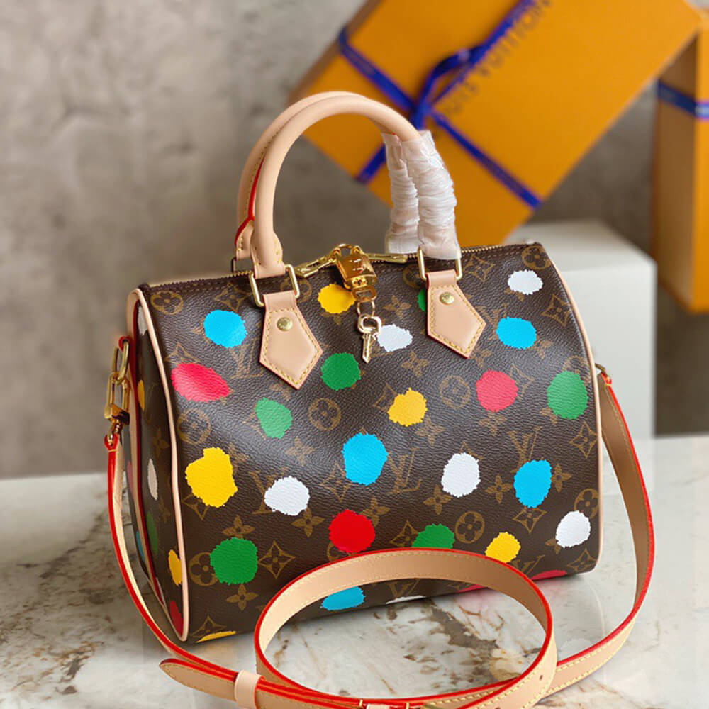 LV x YK Speedy Bandouliere 25