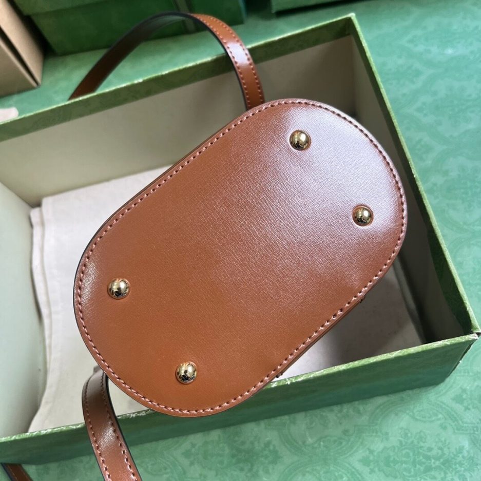 GG Mini bamboo shoulder bag