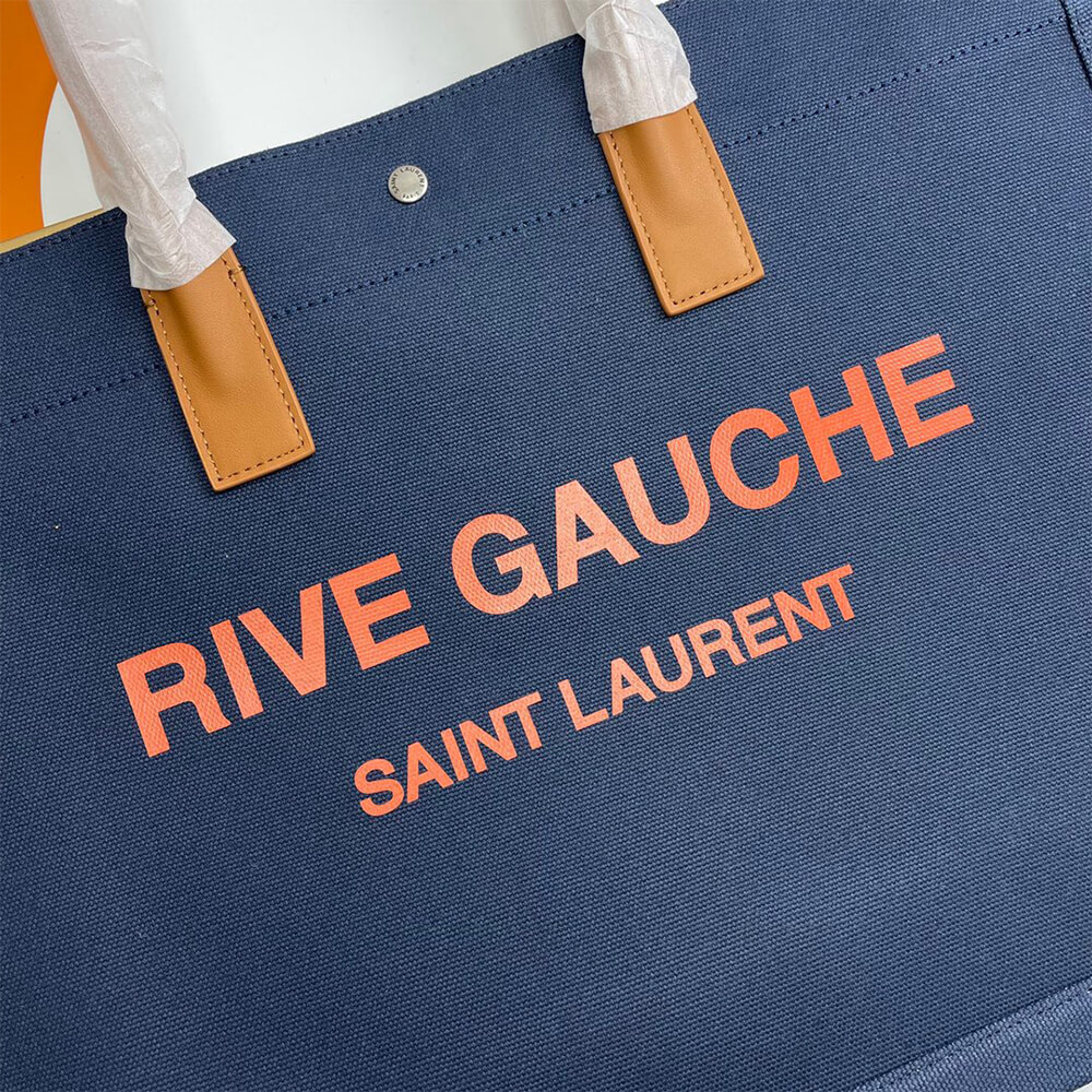 RIVE GAUCHE LARGE TOTE BAG IN CANVAS