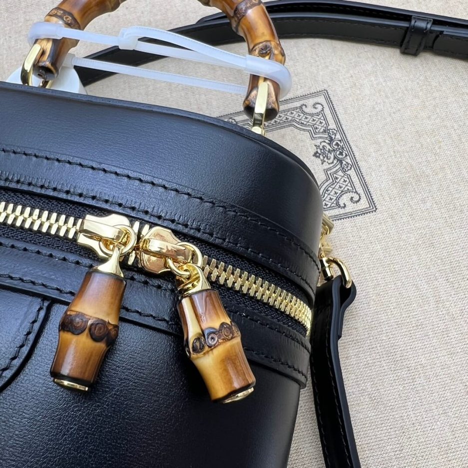 GG Mini bamboo shoulder bag
