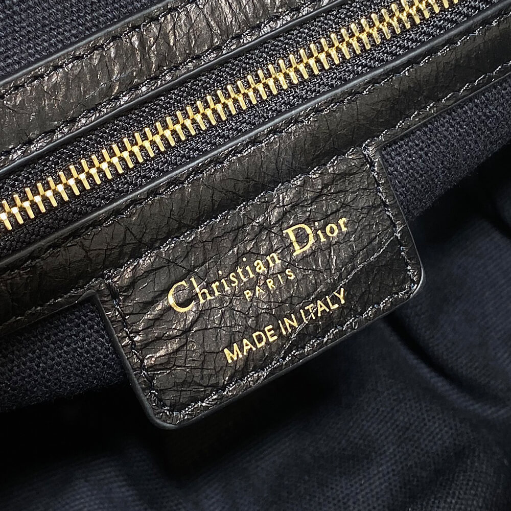 Small D-Journey Bag in Shiny Goatskin(HIGH-END GRADE)