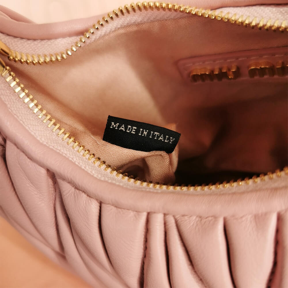 Mini Wander matelasse nappa leather hobo bag(high-end grade)
